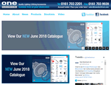 Tablet Screenshot of oneelectrical.com